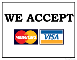 WE ACCEPT CARDS